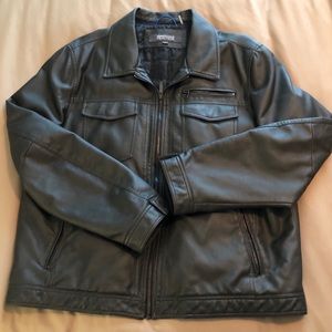Kenneth Cole Reaction Leather Jacket, Size L